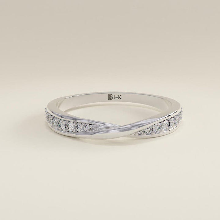 Orope’s Twisted Eternity Ring made with 925 Pure Sterling Silver