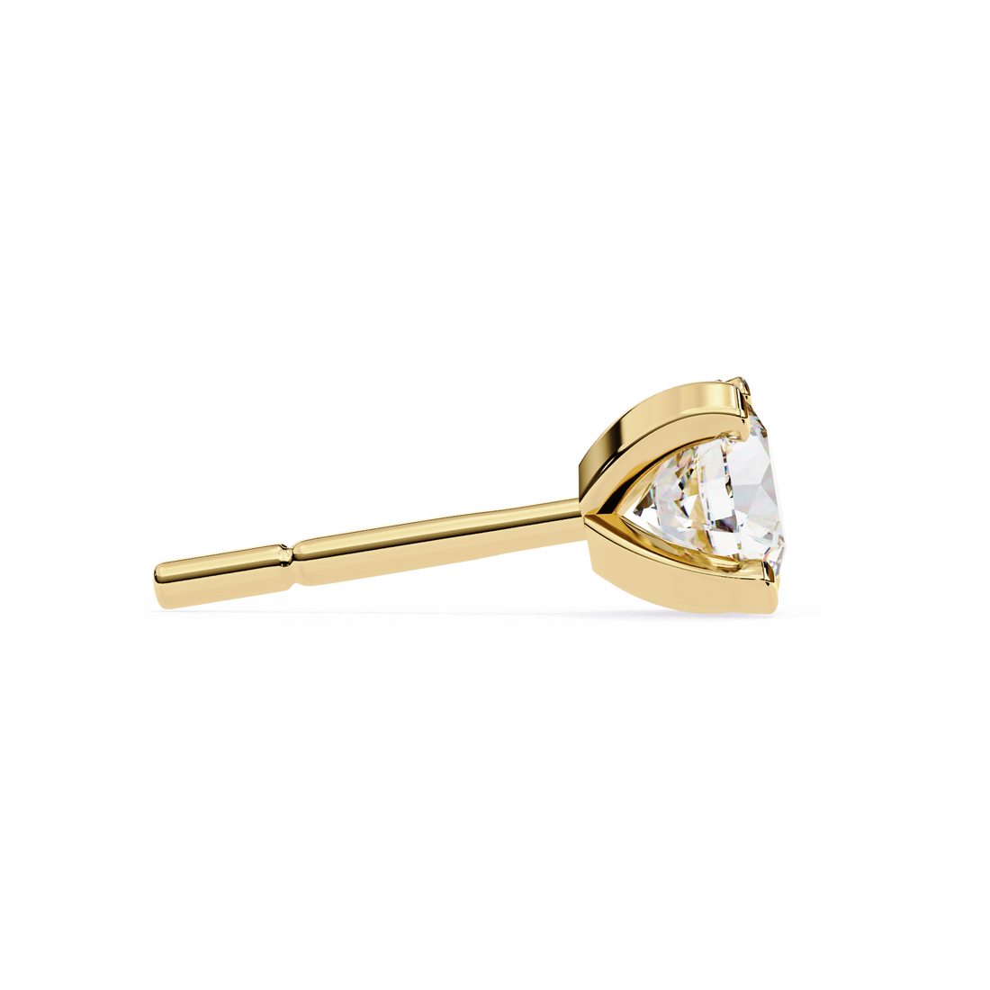 Dazzling CZ  Solitaire Earrings