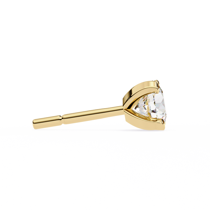 Dazzling CZ  Solitaire Earrings