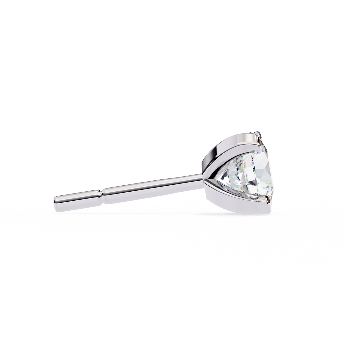 Dazzling CZ  Solitaire Earrings