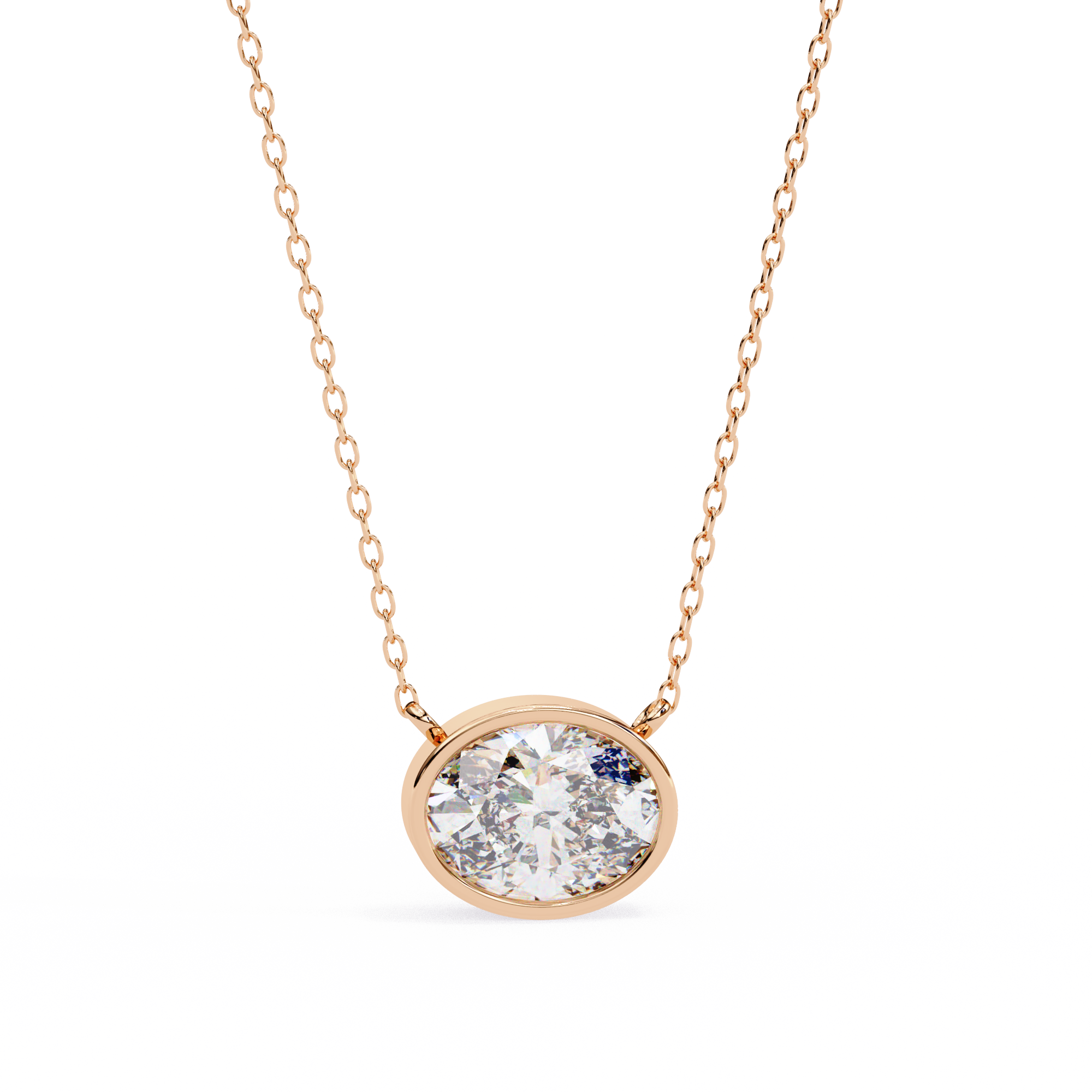 Luna Radiance Solitaire Pendant | 925 Sterling Silver