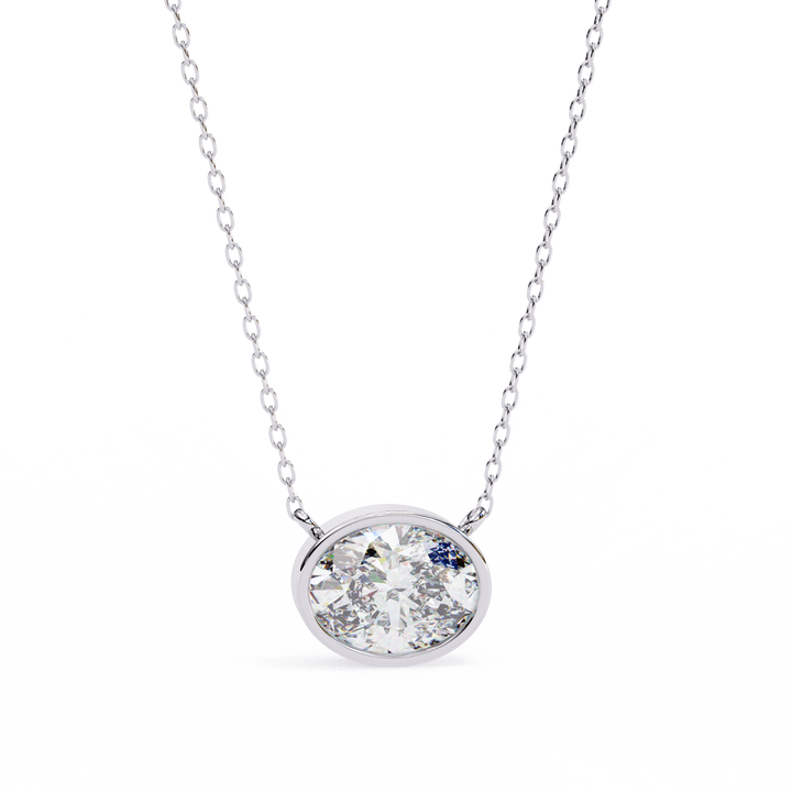 Luna Radiance Solitaire Pendant | 925 Sterling Silver