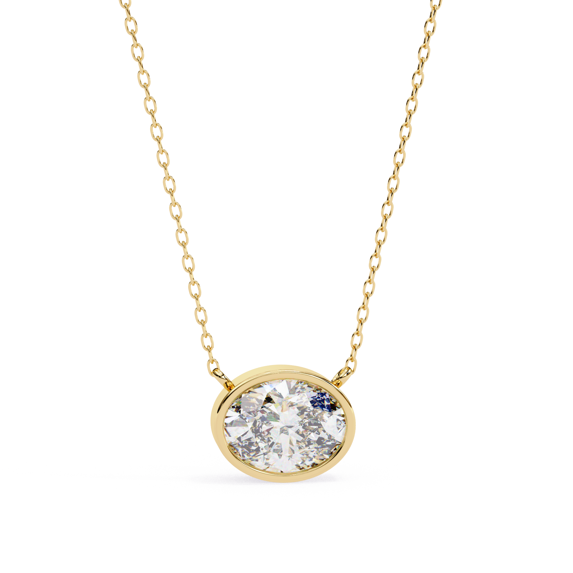 Luna Radiance Solitaire Pendant | 925 Sterling Silver