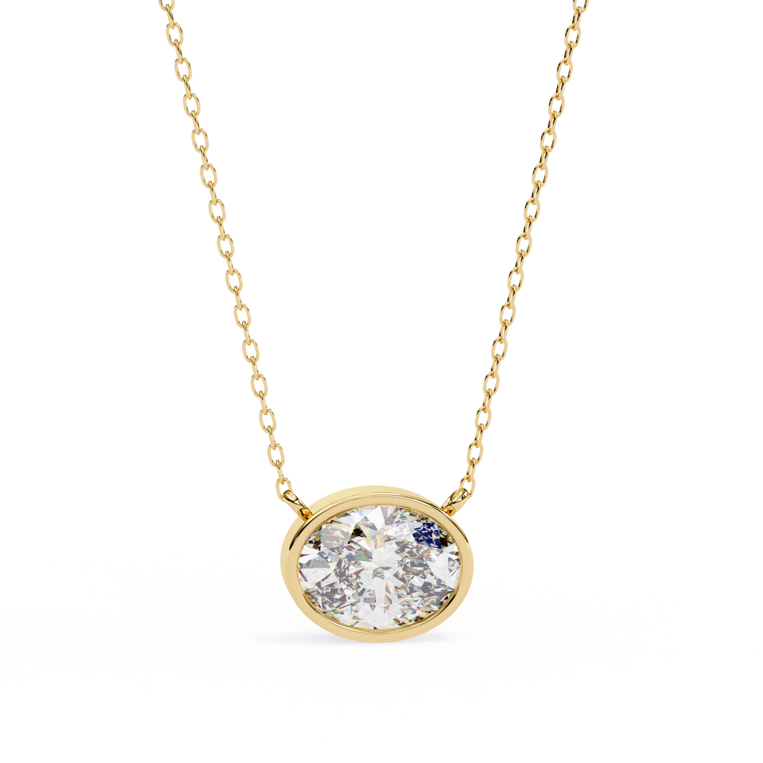Luna Radiance Solitaire Pendant | 925 Sterling Silver