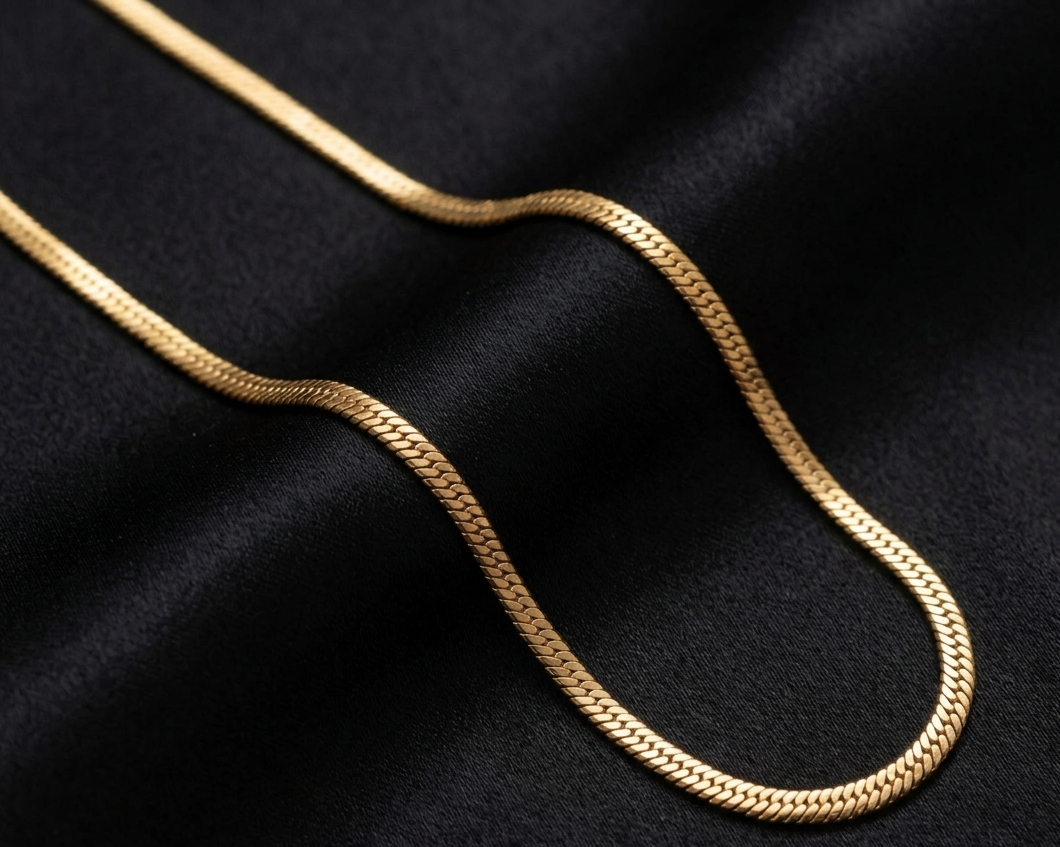anti tarnish gold chain men