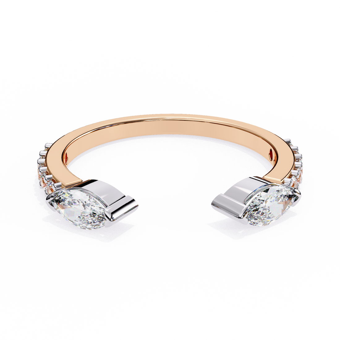 Oropé Classic Radiance Open Cuff Ring | 925 Pure Sterling Silver