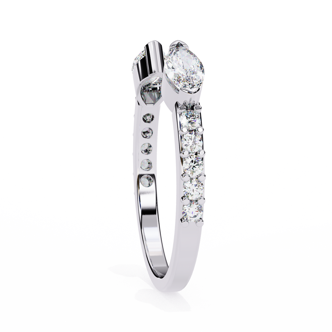 Oropé Classic Radiance Open Cuff Ring | 925 Pure Sterling Silver