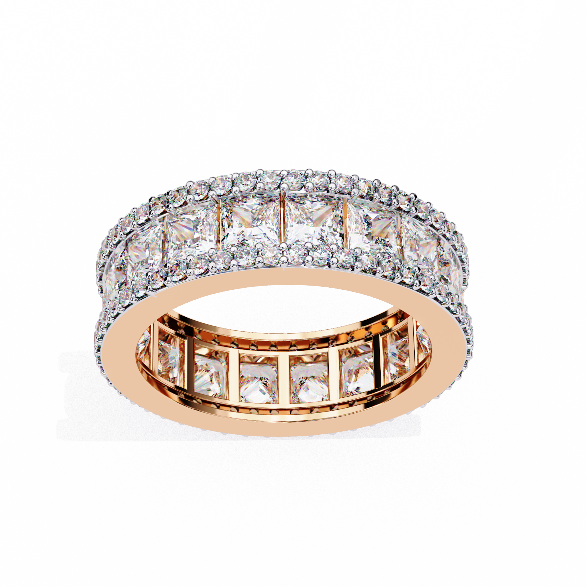 Prestige Spark Full Eternity Ring | 925 Pure Sterling Silver