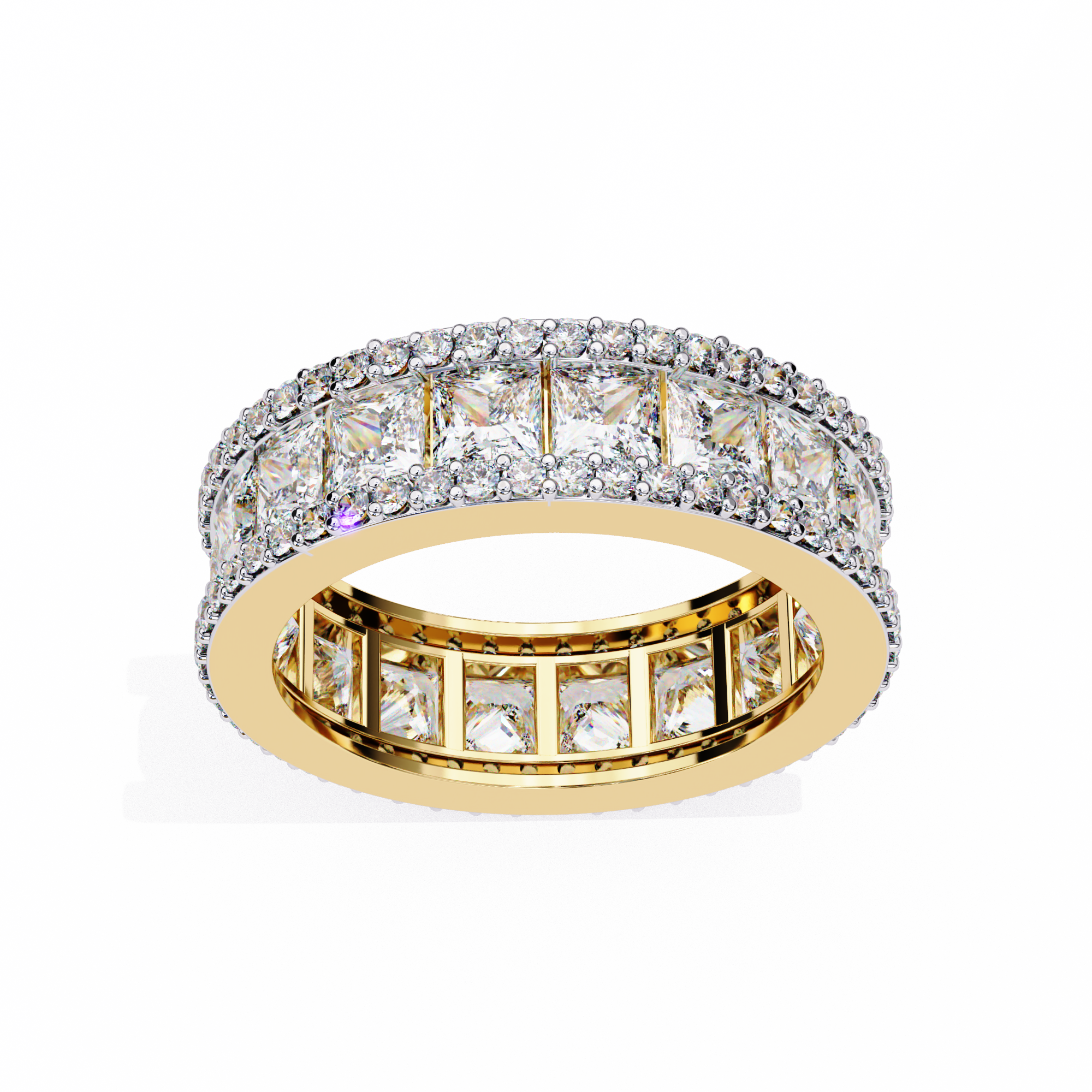 Prestige Spark Full Eternity Ring | 925 Pure Sterling Silver