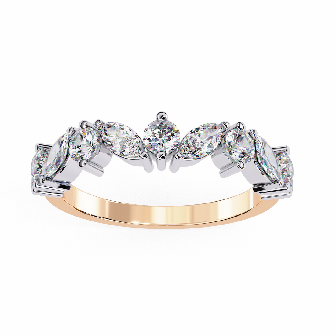 Luxe Tiara Marquise Ring | 925 Pure Sterling Silver
