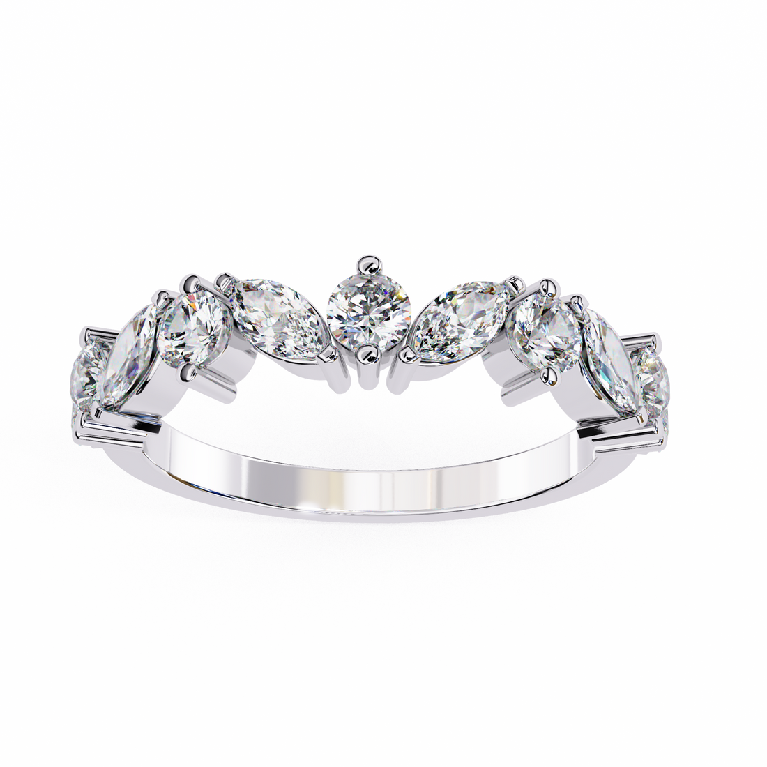 Luxe Tiara Marquise Ring | 925 Pure Sterling Silver