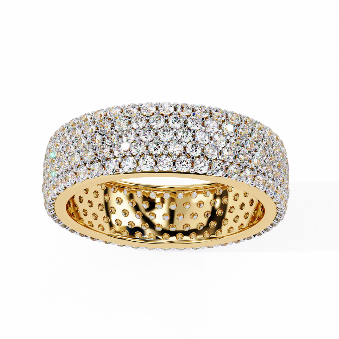 Celestial Pave Diamond-Look Ring | 925 Pure Sterling Silver