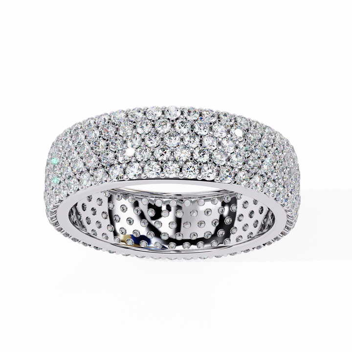 Celestial Pave Diamond-Look Ring | 925 Pure Sterling Silver