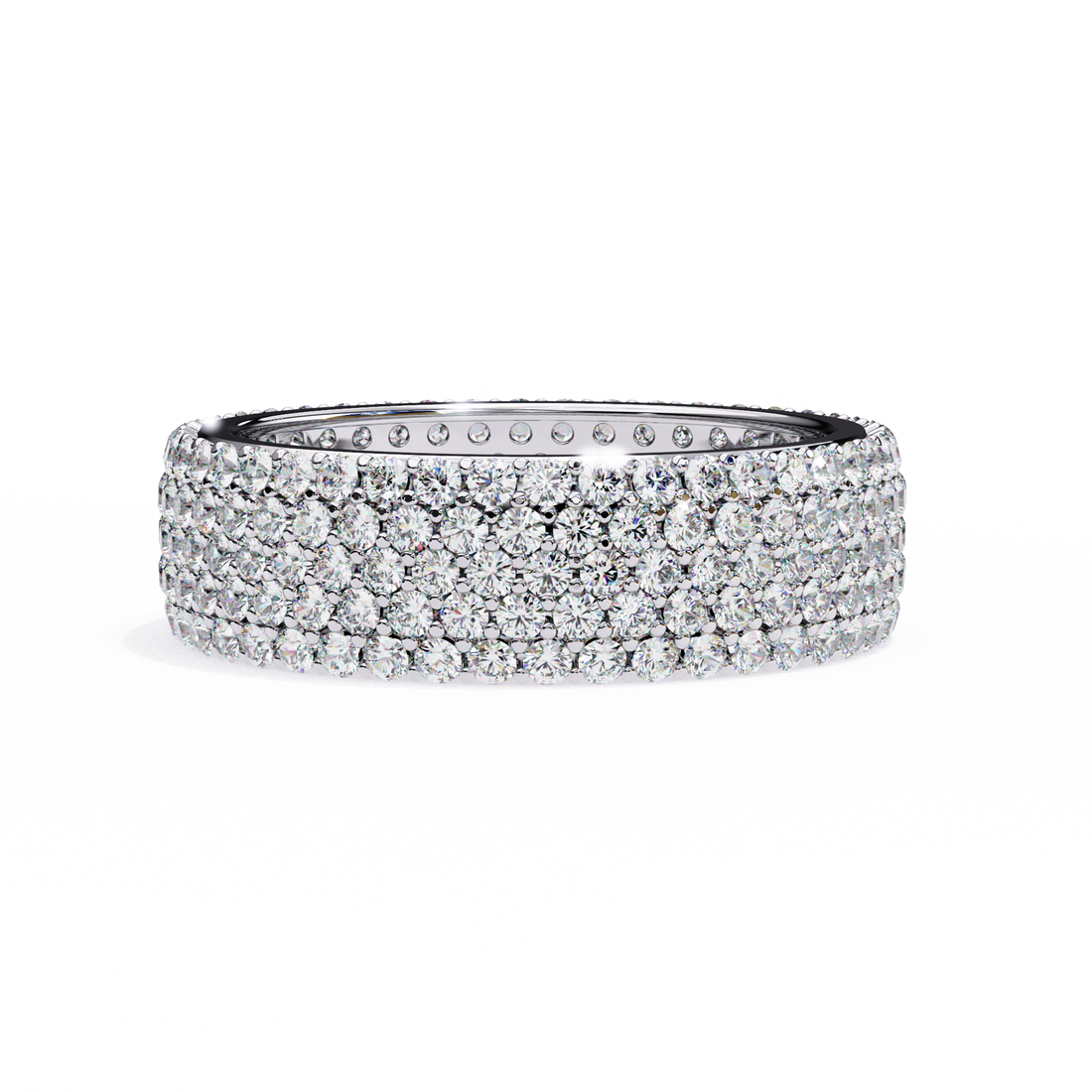 Oropé Classic Radiance Pavé Band Ring | 925 Pure Sterling Silver