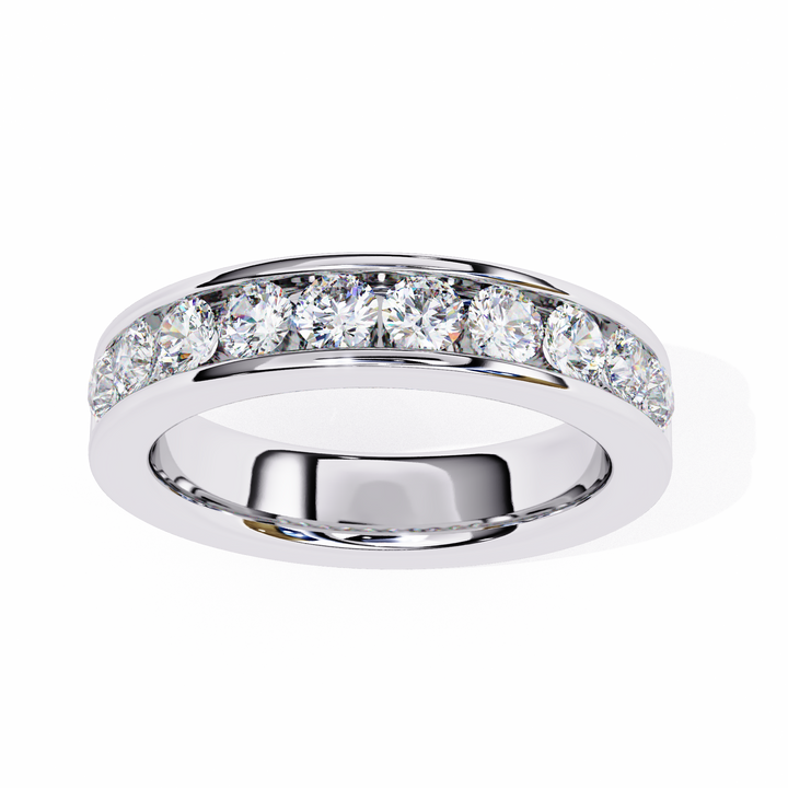 Eternal Line Diamond-Look Band | 925 Pure Sterling Silver