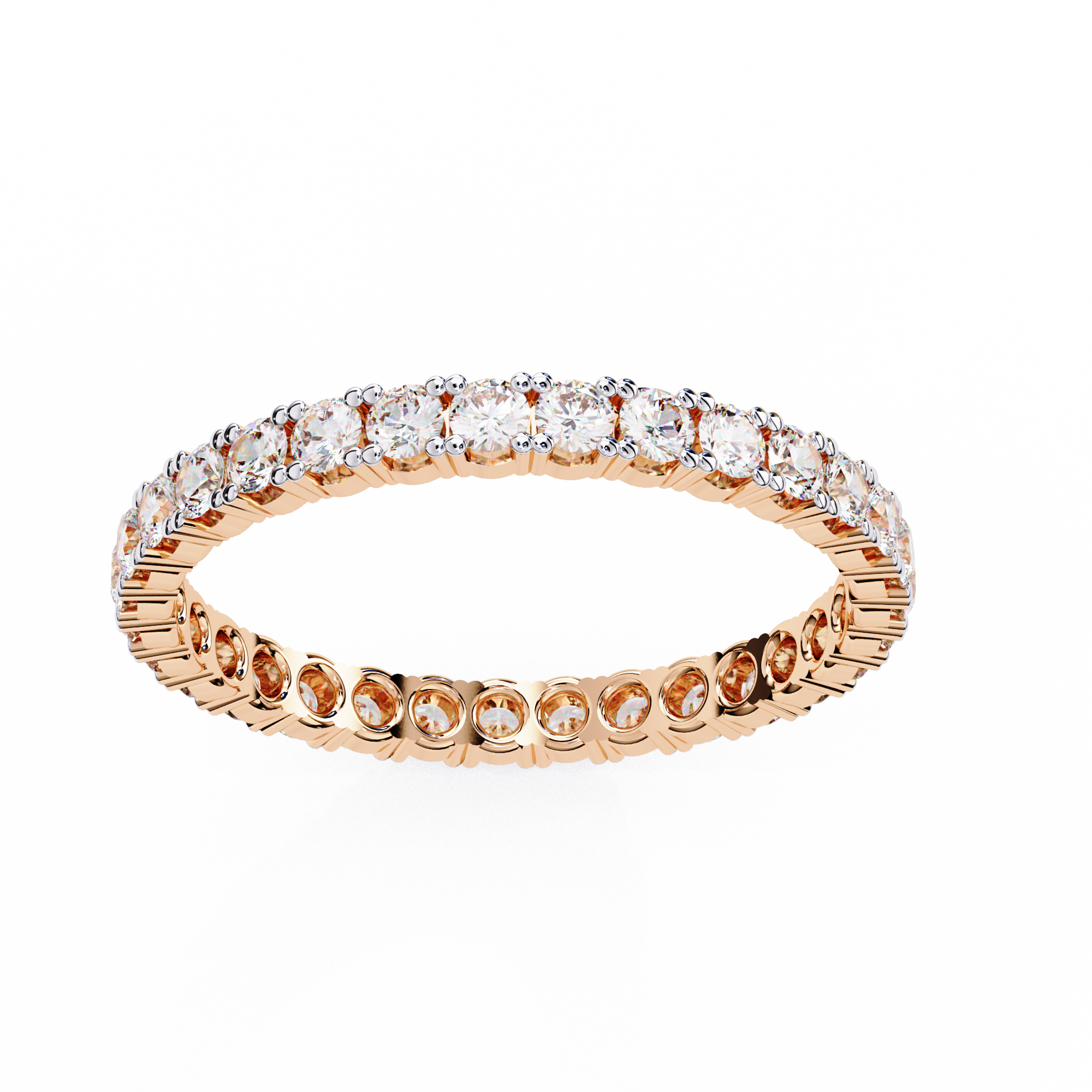 Luxe Circle Full Eternity Ring | 925 Pure Sterling Silver