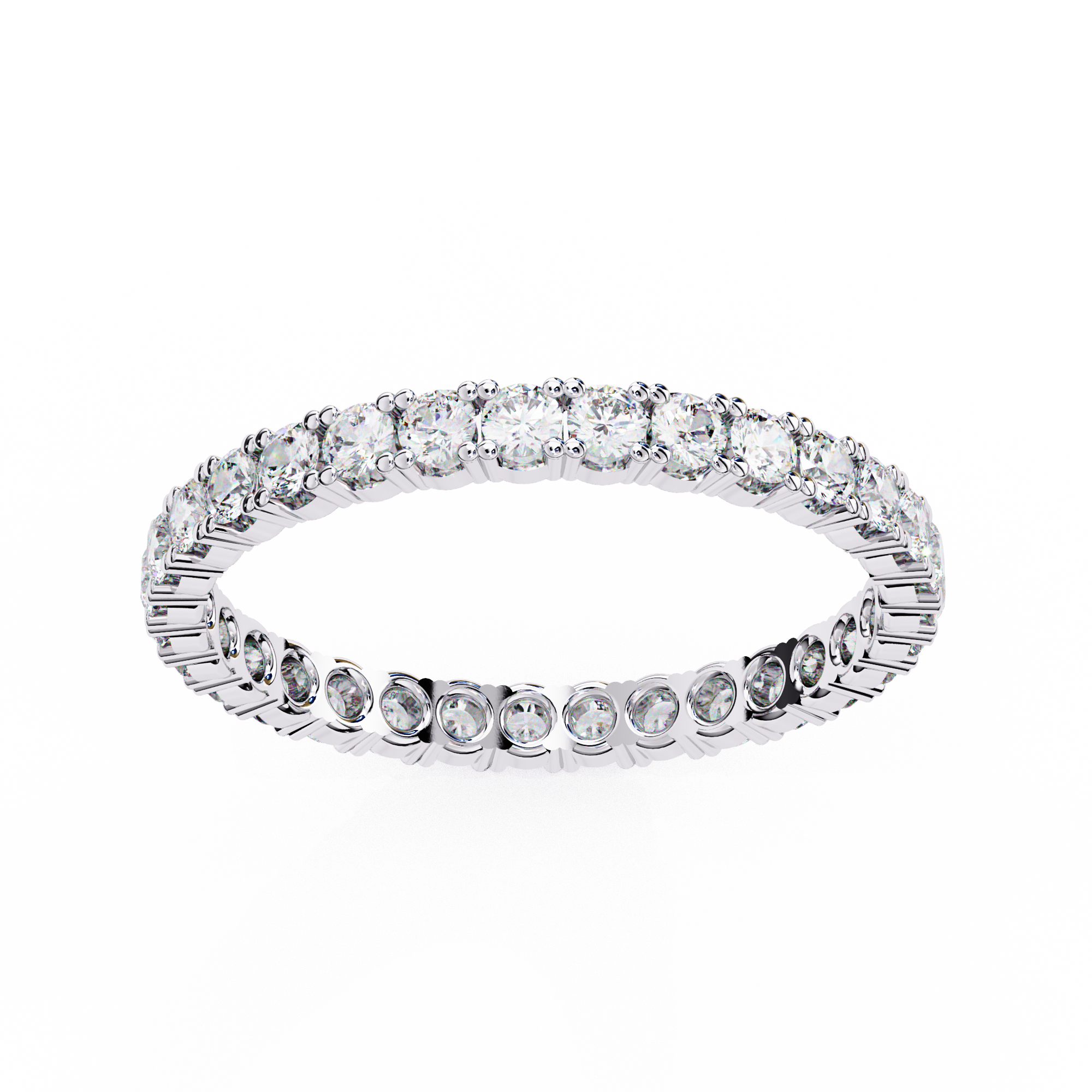 Luxe Circle Full Eternity Ring | 925 Pure Sterling Silver