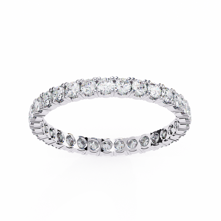 Luxe Circle Full Eternity Ring | 925 Pure Sterling Silver