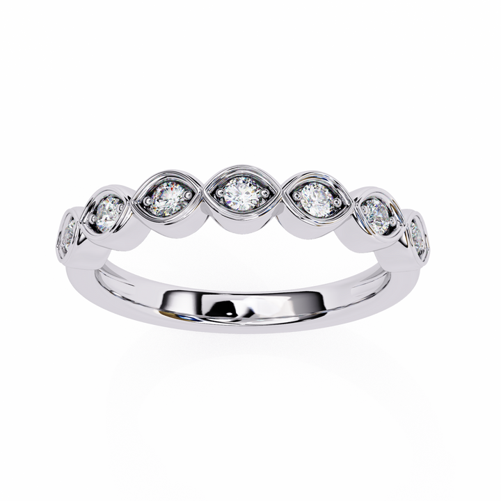 Eternal Eye Bezel Silver Ring | 925 Pure Sterling Silver