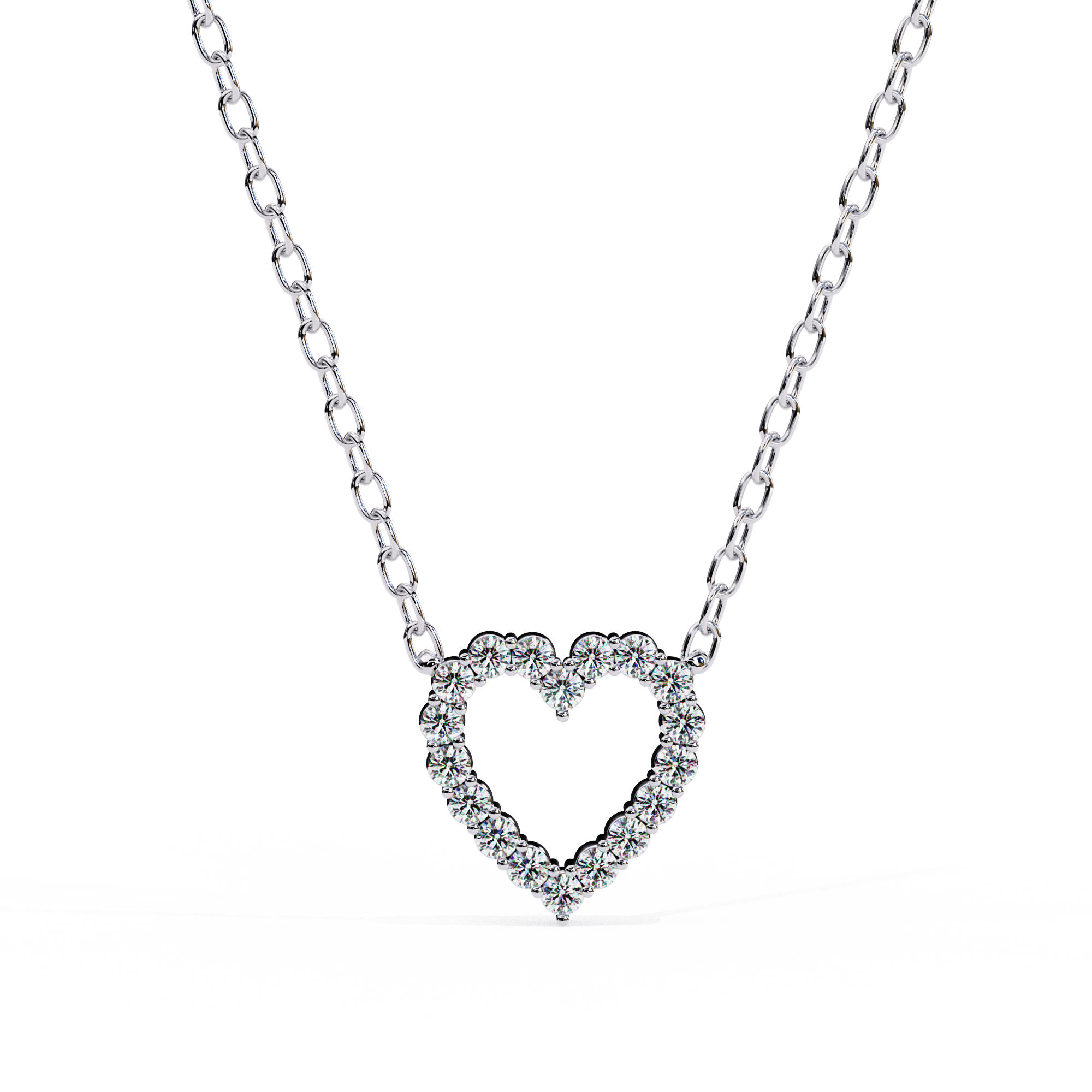 Celestial Love Heart Necklace | 925 Sterling Silver