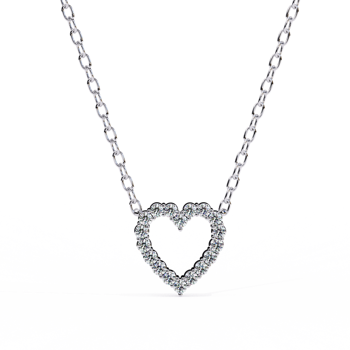 Celestial Love Heart Necklace | 925 Sterling Silver
