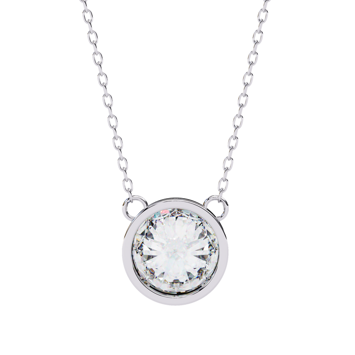 Iconic Glow Bezel Pendant | 925 Sterling Silver