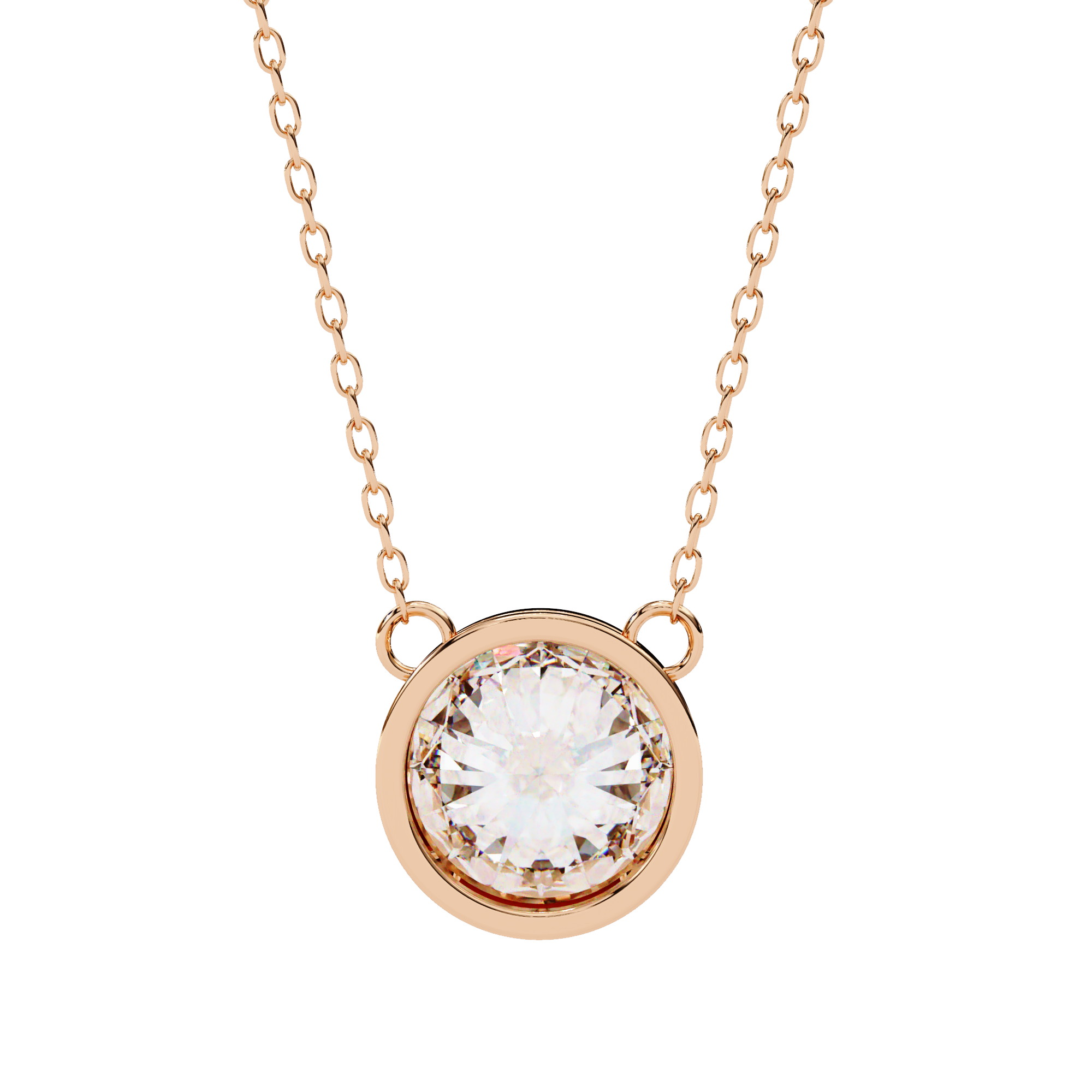 Iconic Glow Bezel Pendant | 925 Sterling Silver