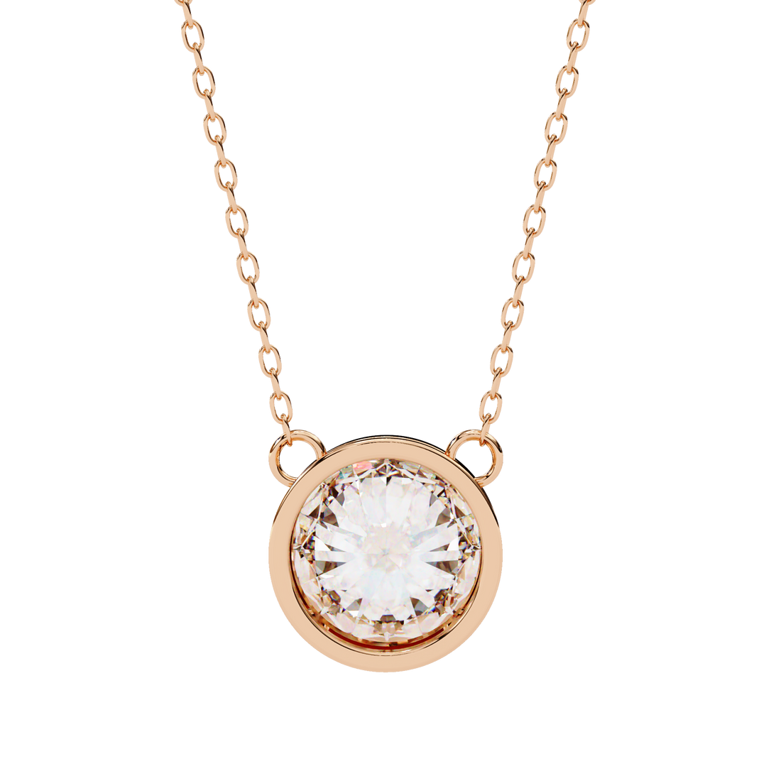 Iconic Glow Bezel Pendant | 925 Sterling Silver