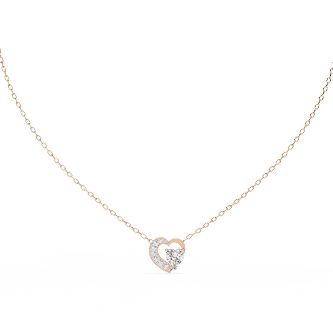 Celeste Heart Glow Pendant | 925 Sterling Silver