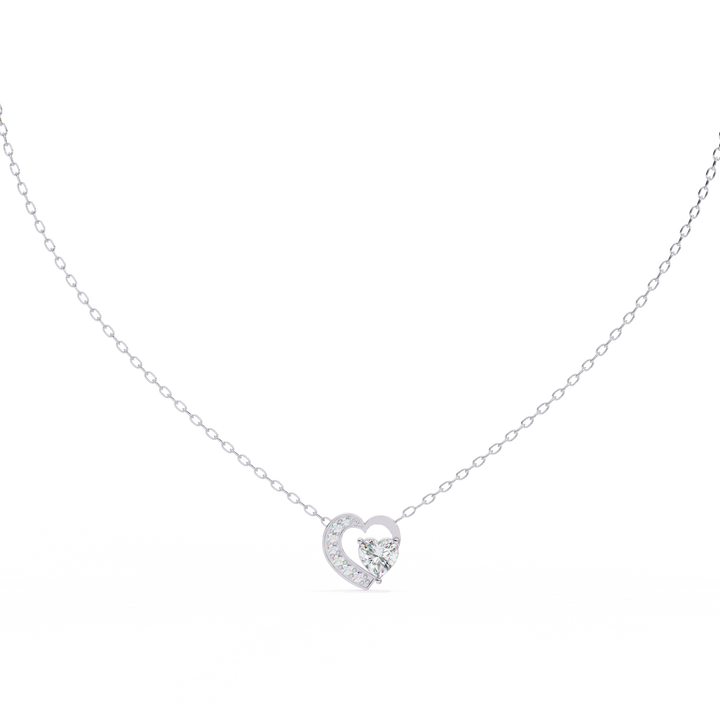 Celeste Heart Glow Pendant | 925 Sterling Silver