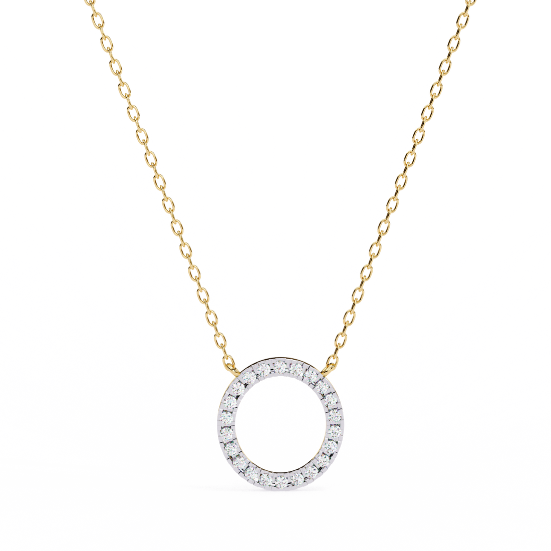 Infinity Gleam Round Pendant | 925 Sterling Silver