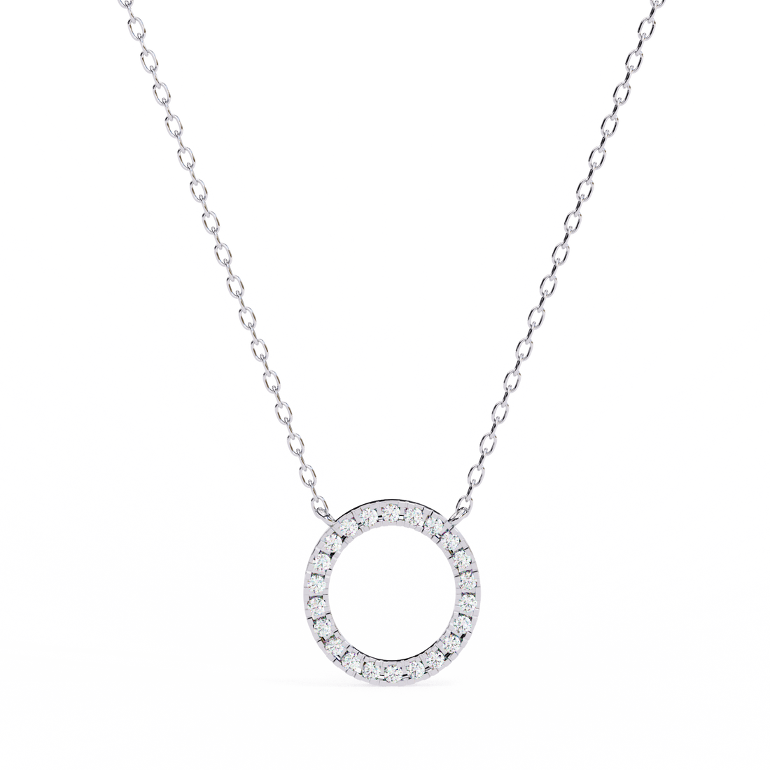 Infinity Gleam Round Pendant | 925 Sterling Silver