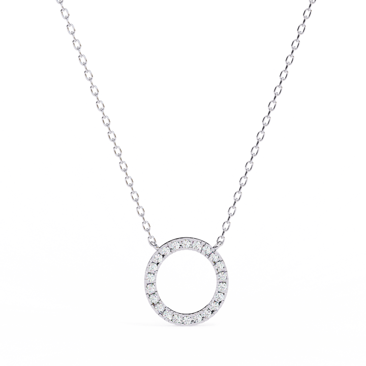 Infinity Gleam Round Pendant | 925 Sterling Silver