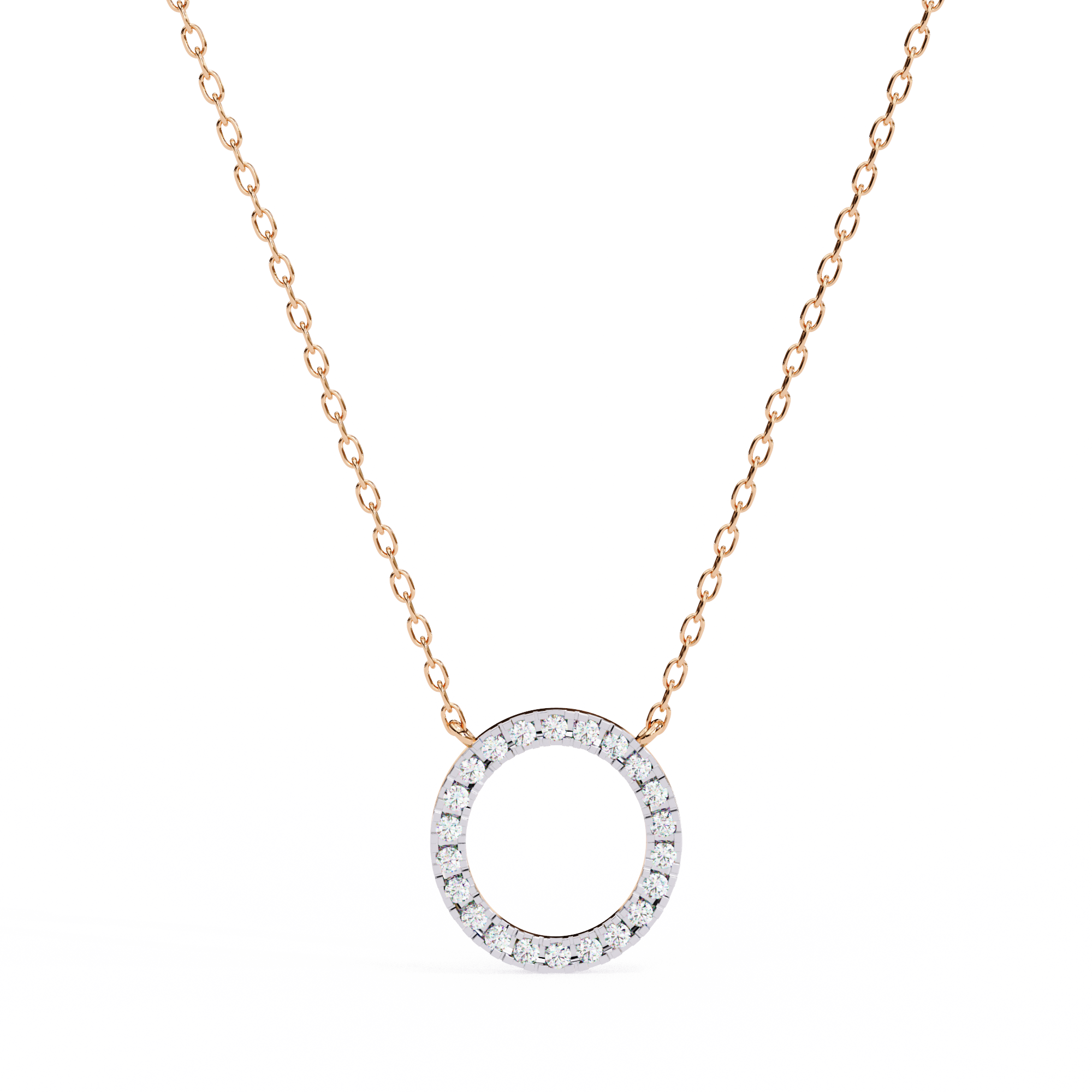 Infinity Gleam Round Pendant | 925 Sterling Silver