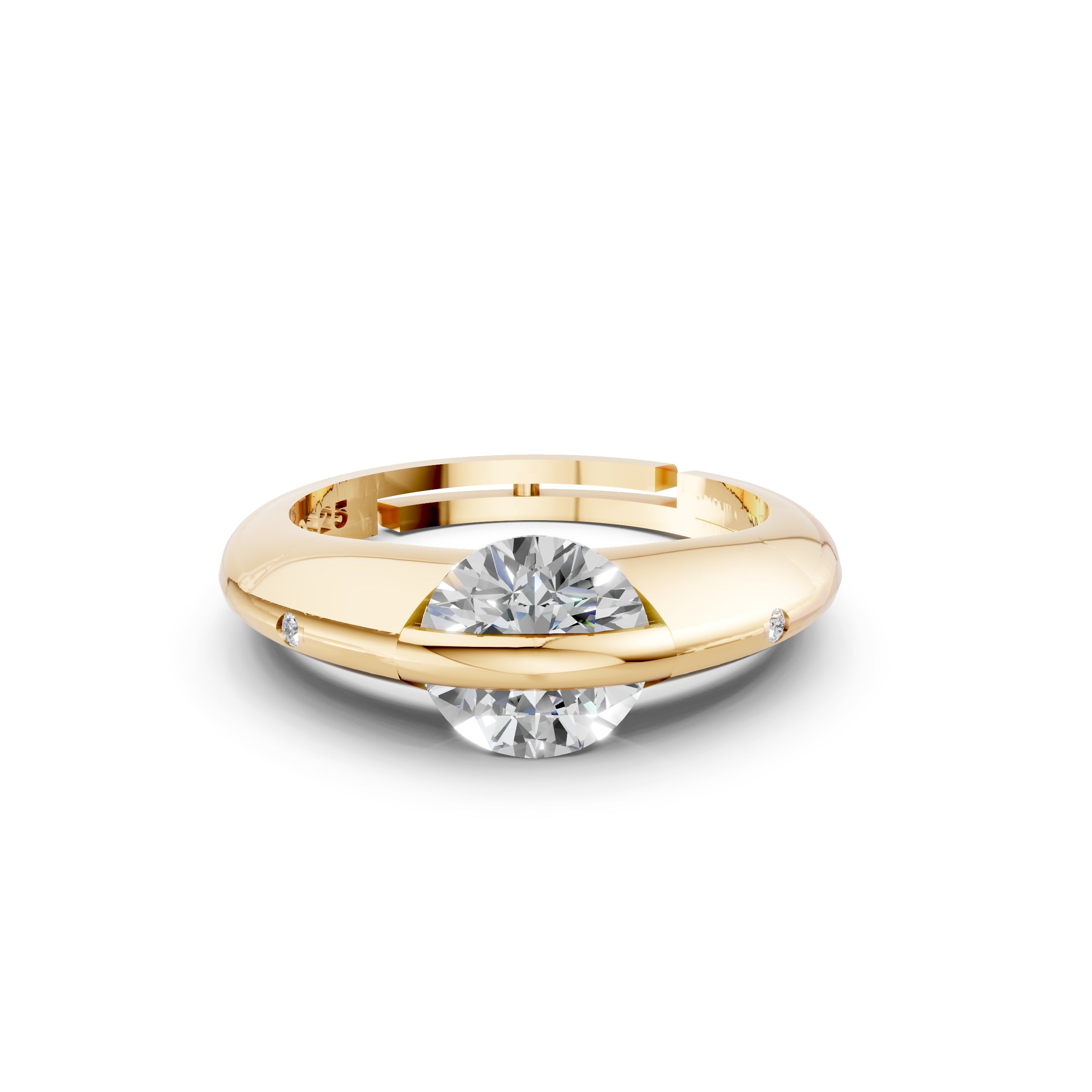 Orope's Star of the Universe 925 Pure Sterling Silver Ring