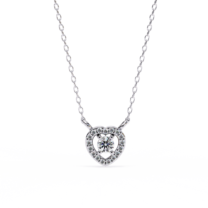 Everlasting Spark Heart Pendant | 925 Sterling Silver