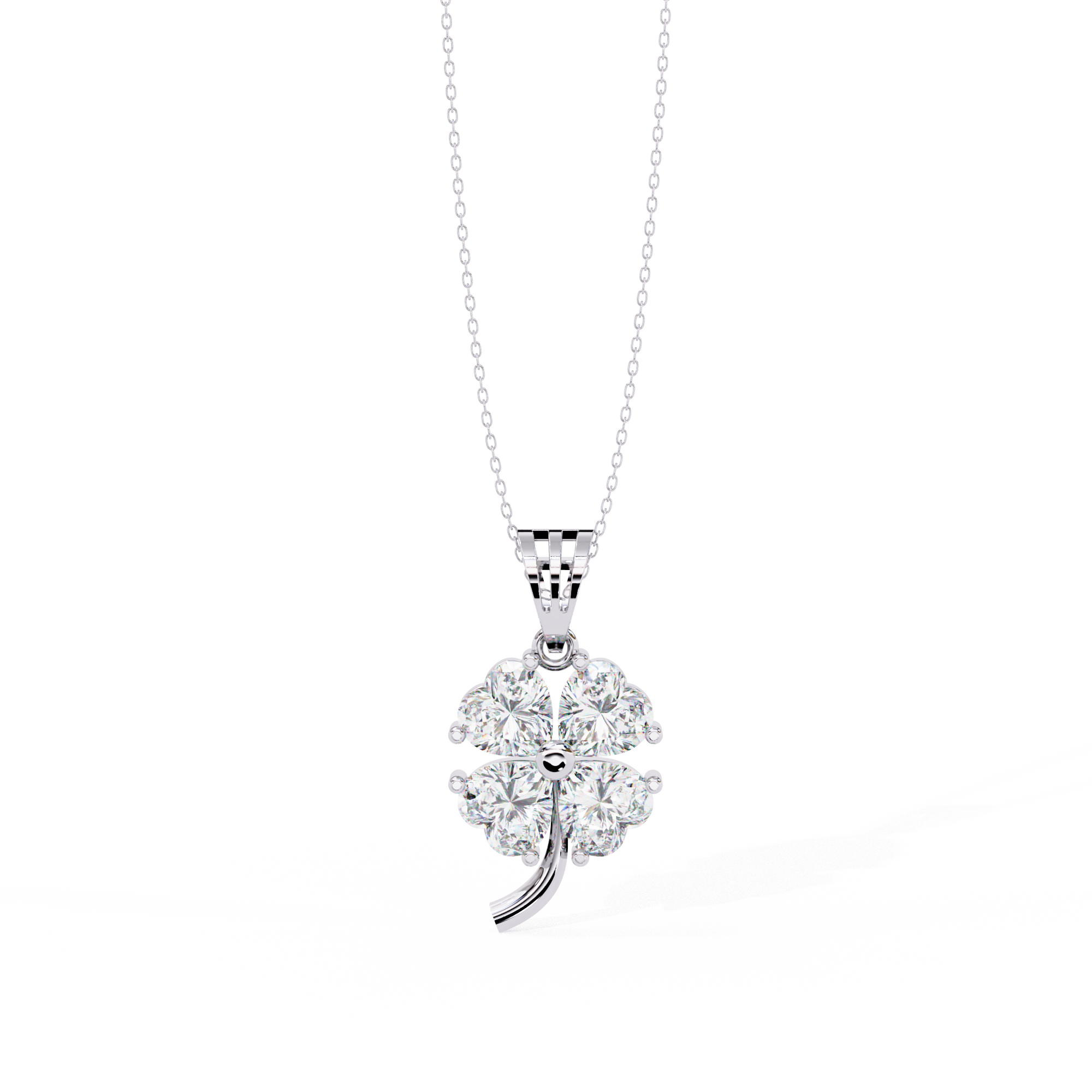 Grace Petal Clover Necklace | 925 Sterling Silver