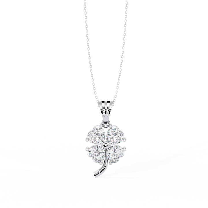 Grace Petal Clover Necklace | 925 Sterling Silver