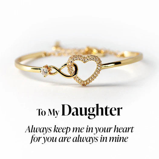Orope Crystal Infinity Heart Bracelet