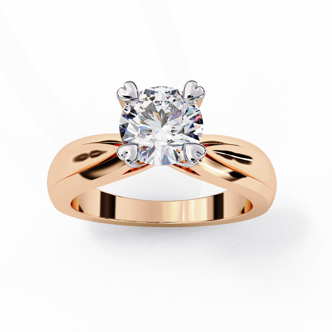 Prong Round Solitaire Ring | 925 Sterling Silver