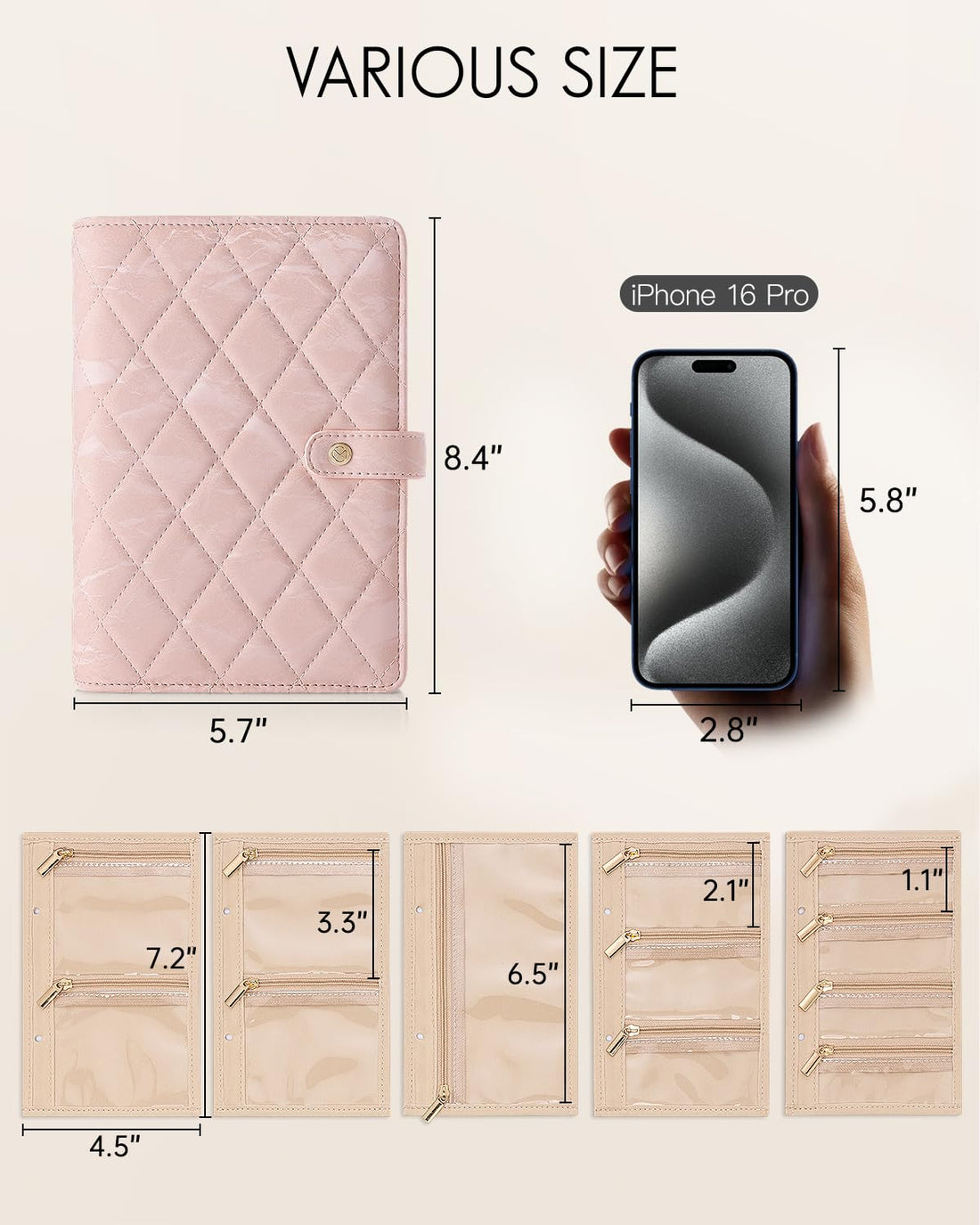 Travel Jewelry Organizer Case – Compact Jewelry Storage Book for Rings, Earrings & Necklaces