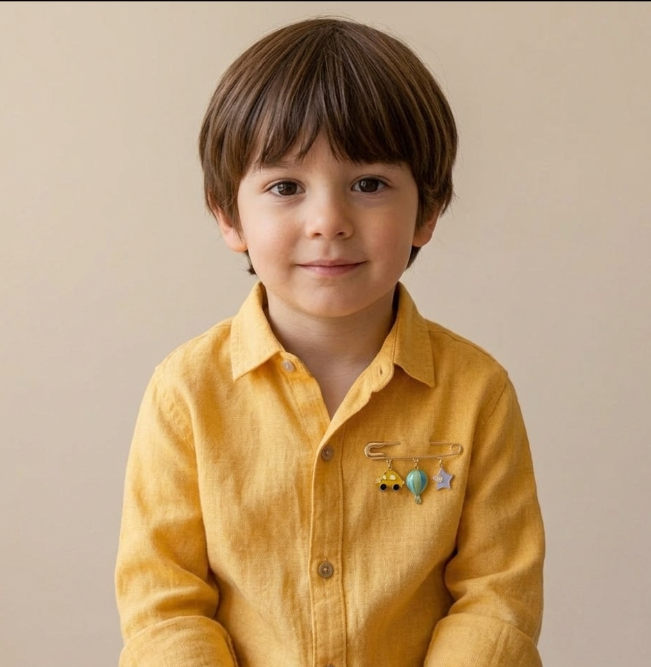 baby lapel pin