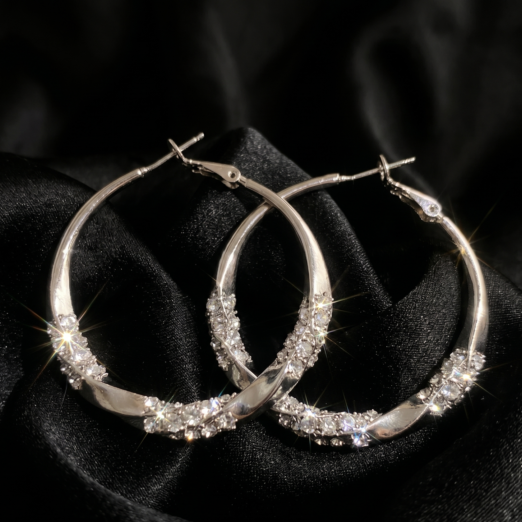 circle earrings women