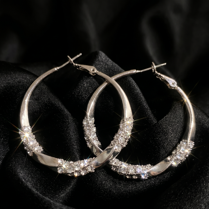 circle earrings women