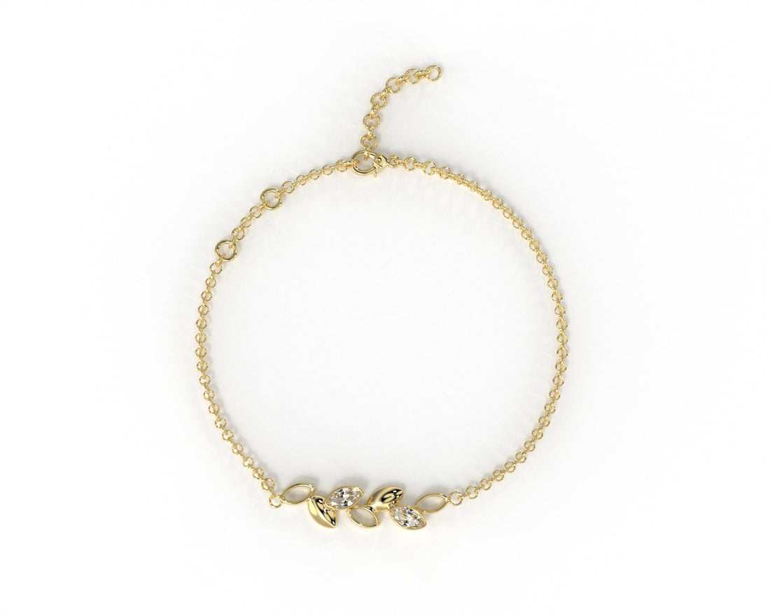 Orope’s Cubic Zirconia Charm Bracelet made with 925 Pure Sterling Silver