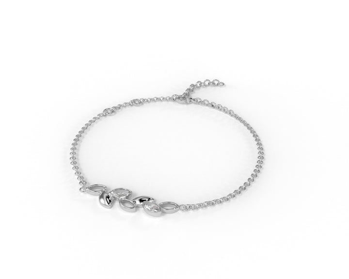 Orope’s Cubic Zirconia Charm Bracelet made with 925 Pure Sterling Silver