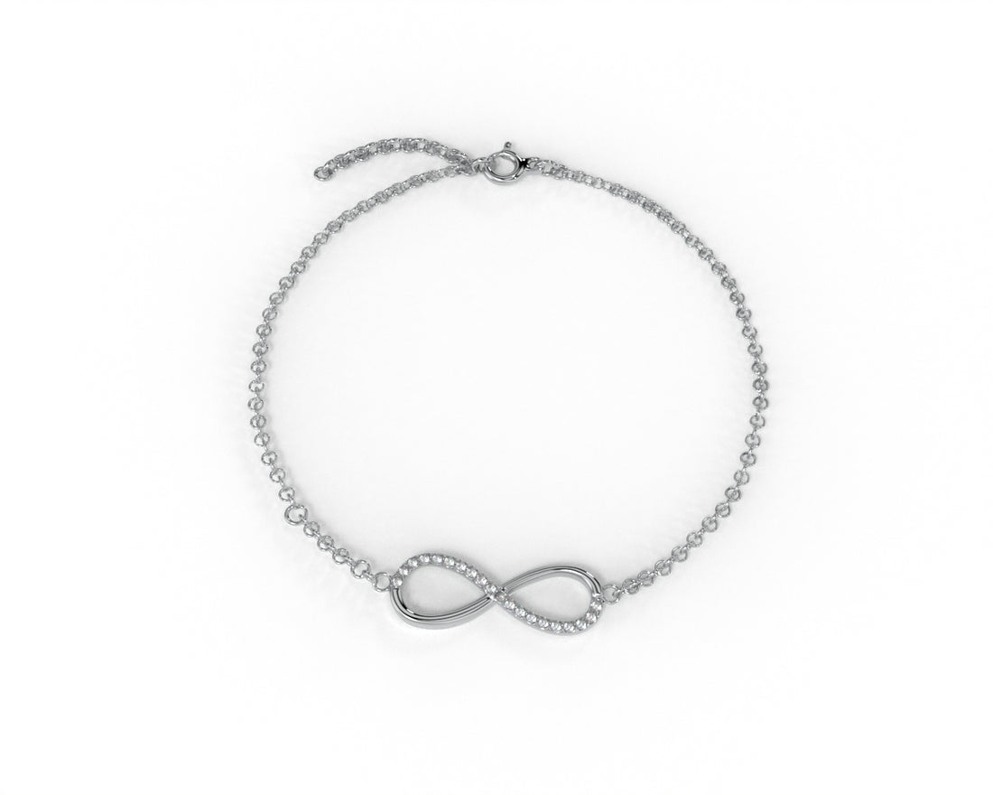 Orope’s Minimlist Infinity Bracelet made with 925 Pure Sterling Silver