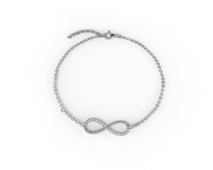 Orope’s Minimlist Infinity Bracelet made with 925 Pure Sterling Silver