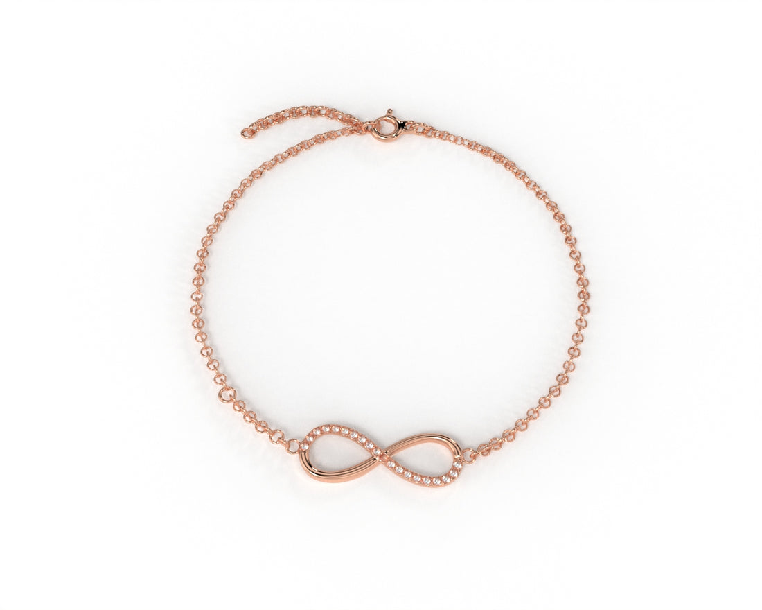 Orope’s Minimlist Infinity Bracelet made with 925 Pure Sterling Silver