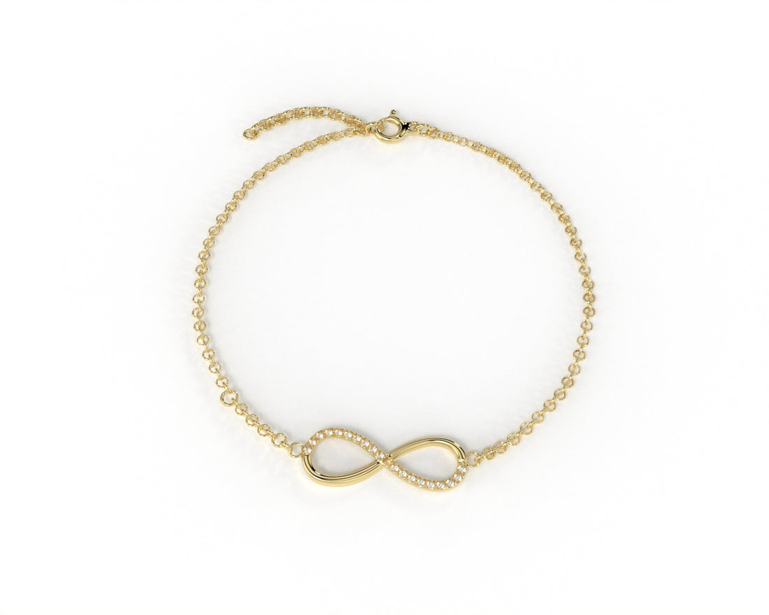 Orope’s Minimlist Infinity Bracelet made with 925 Pure Sterling Silver
